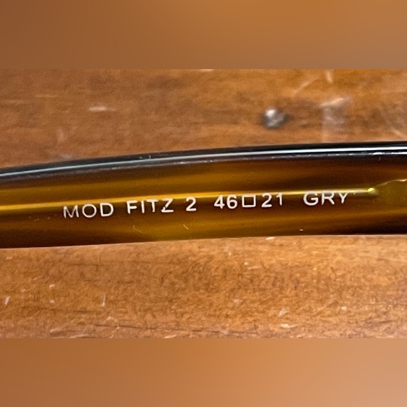 Anglo American Optical Fitz 2 size 46/21 in Gradient Yellow - Picture 7 of 7